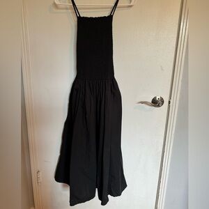 JCrew Black Poplin Dress XSP